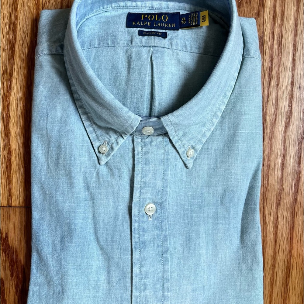 Ralph Lauren Men's Classic Fit Chambray Shirt